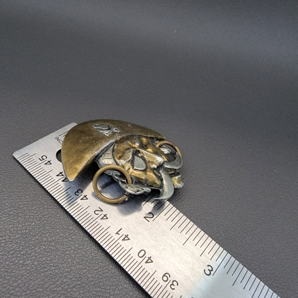 Kinetic Pirate Earrings | High Relief Sculptural Adornment - Picture 8 of 9